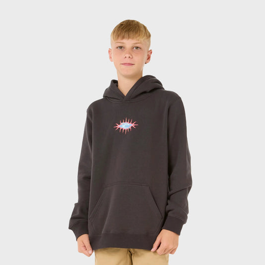 Buzo Rip Curl Raw Energy Skull Negro Hombre Algodón Estampado