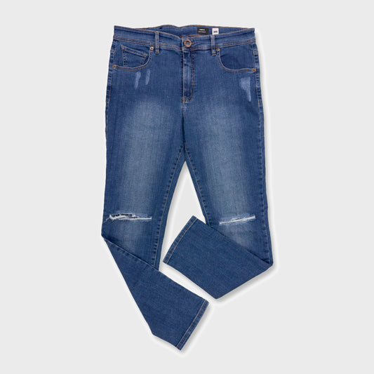 JEAN VOLCOM BLUE TRASHED LIGTH BLUE