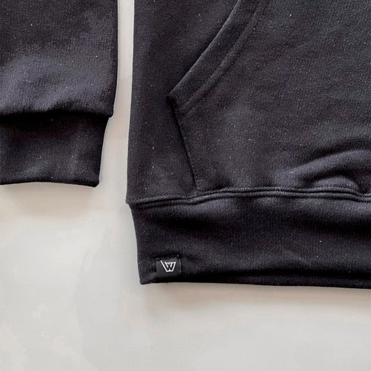 Buzo Waat Plain Negro Unisex oversize