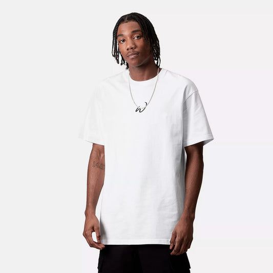 REMERA WAAT OVERSIZE HAND SCRIPT W/B