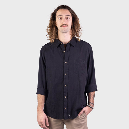 CAMISA ALTHON ML BRISK BLACK LS