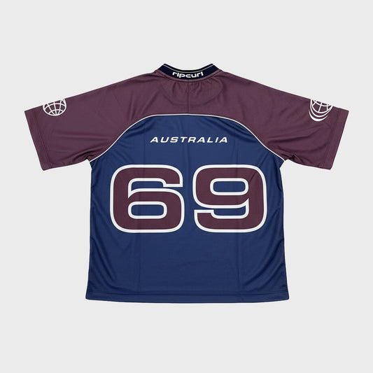 REMERA RIP CURL OVER RANGLAN BLUE