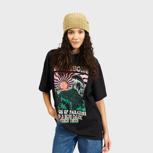 REMERA BILLABONG VISIONS OVER TEE BLACK