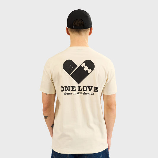 Remera Element One Love Tee Blanco Hombre
