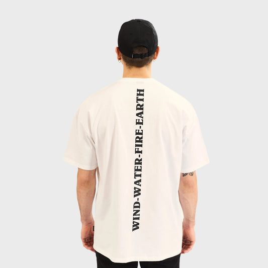 Remera Element Made To Endure Over Tee Blanco Hombre