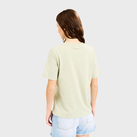 Remera Billabong Paradise Tour Tee Verde Mujer
