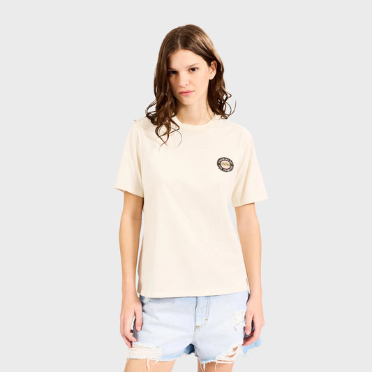 Remera Billabong Stocked all day tee blanco mujer