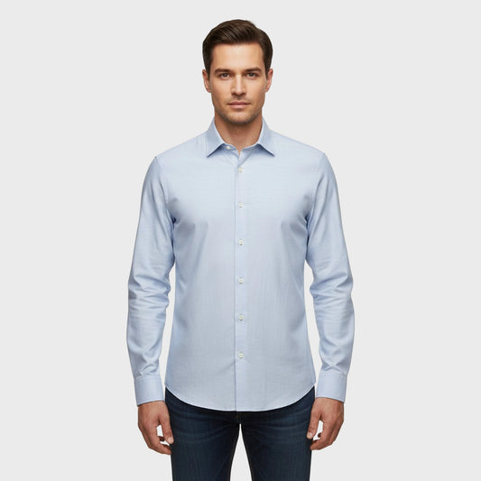 CAMISA FOLD AFTER OFFICE LIGHT BLUE