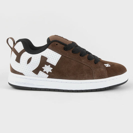 DC Zapatillas Court Graffik Hombre Blanco/Marron Urbano/Skate