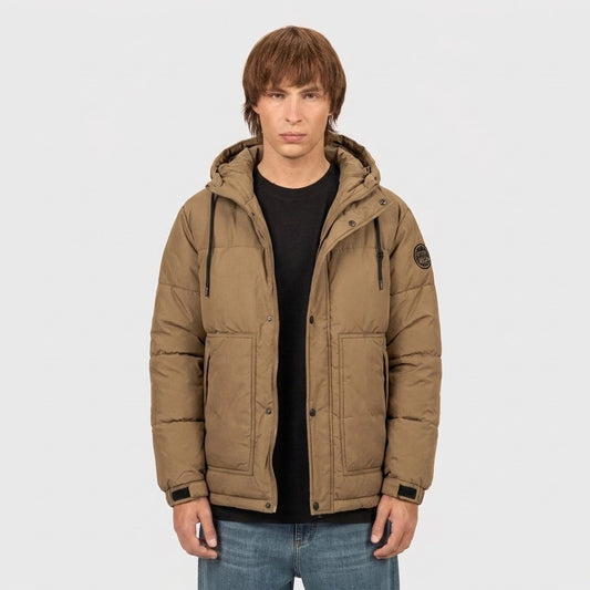 Campera CTL shelter puffer caqui para hombre