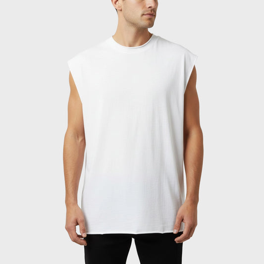 REMERA SIN MANGAS CTL PLAIN WHITE