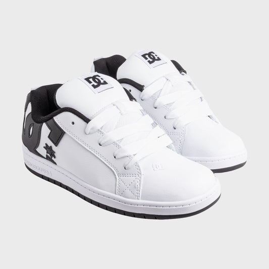 DC Zapatillas Court Graffik Niño Blanco/Negro Urbano/Skate