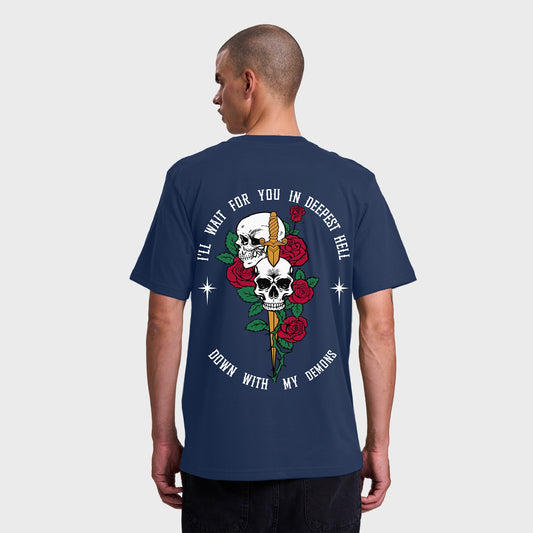 REMERA CIRCA DEMONDS REGULAR BLUE