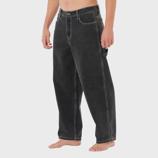 JEAN RIP CURL BAGGY CARPENTER RAW BLACK