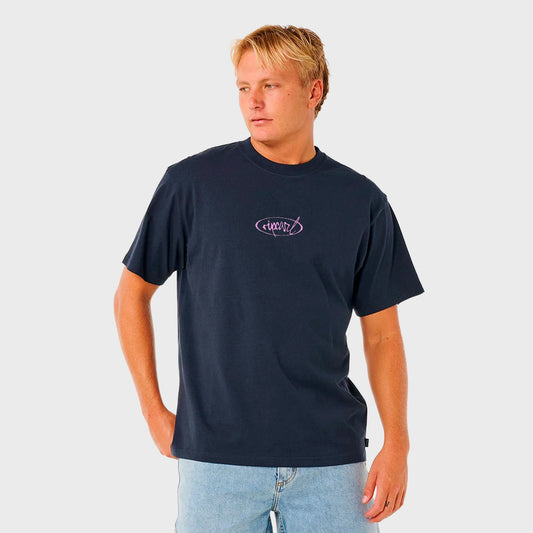 Remera Rip Curl Loose Rip Script Negro