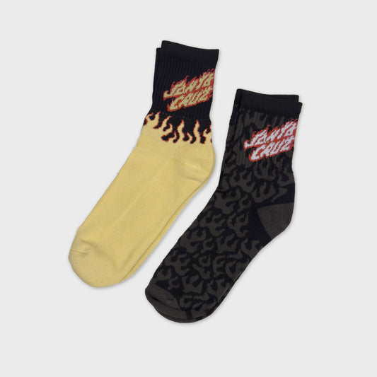 MEDIAS SANTA CRUZ 1/4 LOGO X2