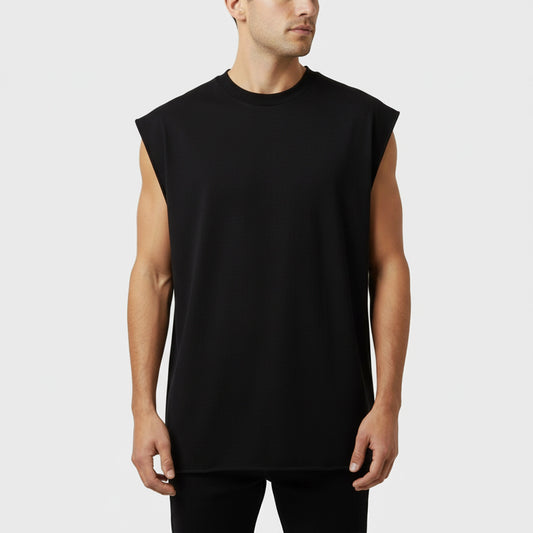 REMERA SIN MANGAS CTL PLAIN BLACK