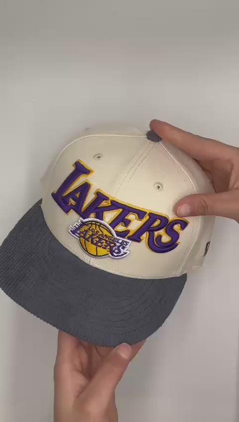 GORRA NEW ERA LOS ANGELES LAKERS CORD