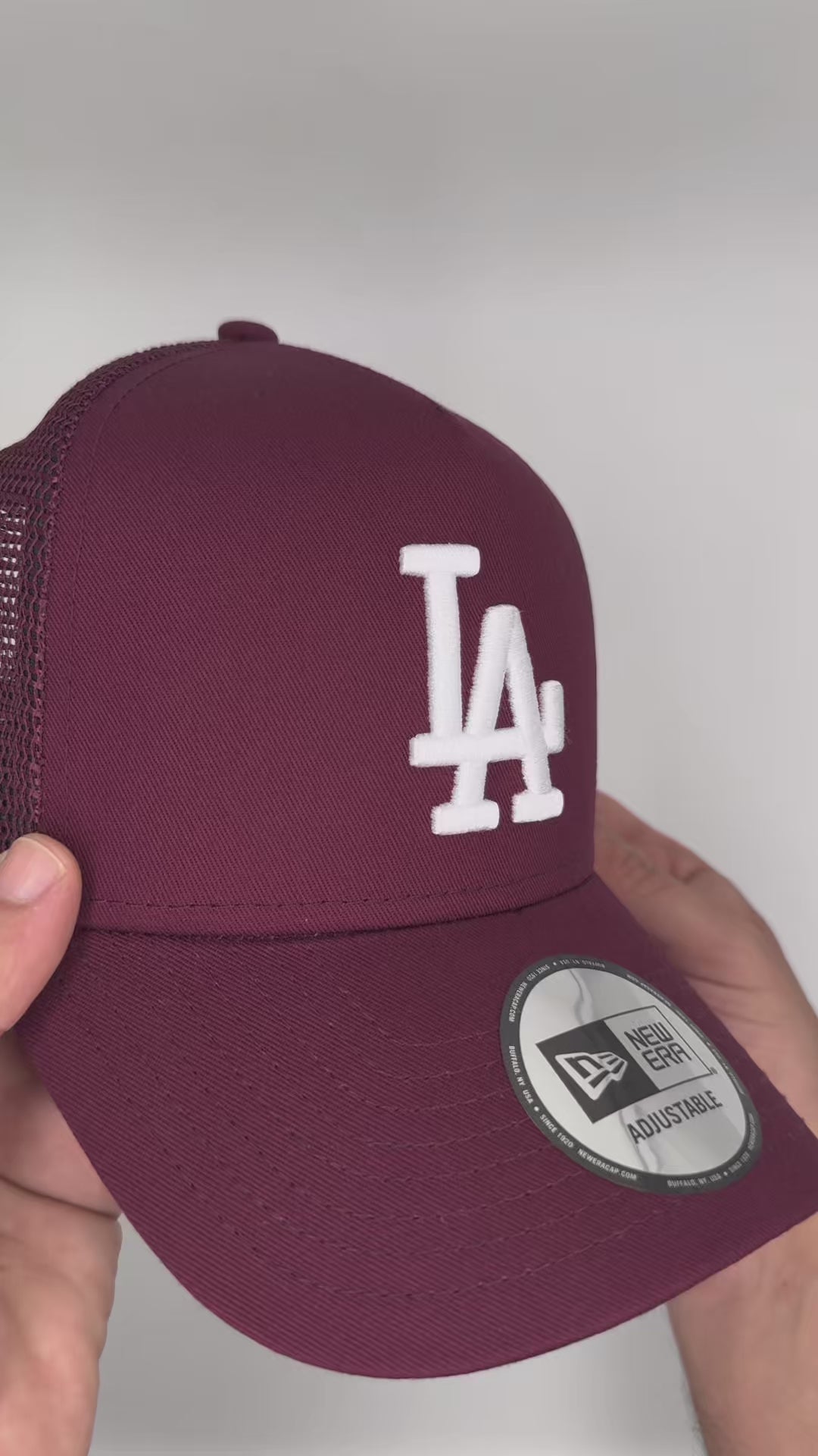 GORRA NEW ERA LOS ANGELES DODGERS DARK RED