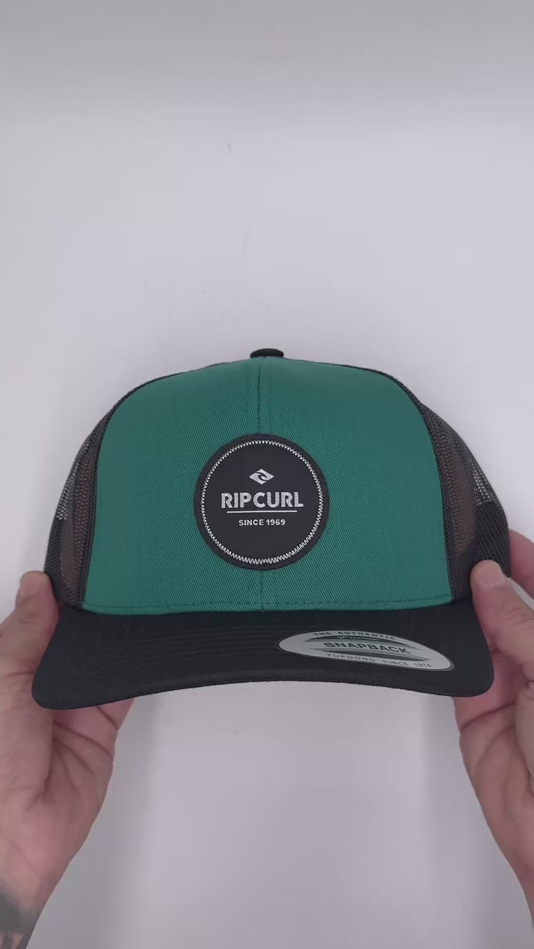 GORRA RIP CURL ROUTINE GREEN BLACK