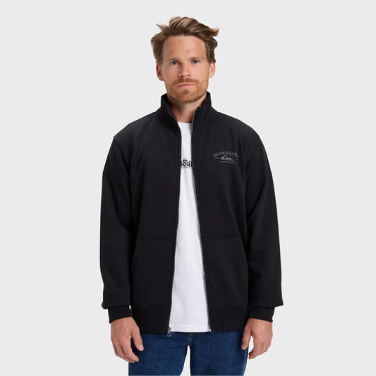 CAMPERA QUIKSILVER ZIP FLEECE NO HOOD BLACK