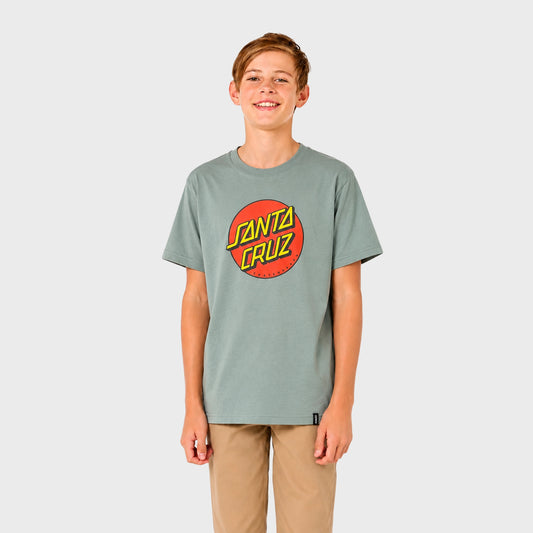 Remera Santa Cruz Logo Verde Kids H7