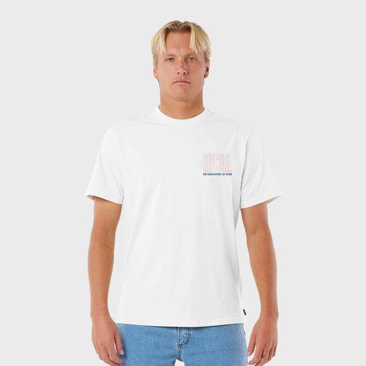 Remera Rip Curl Loose Surf Paradise Blanco