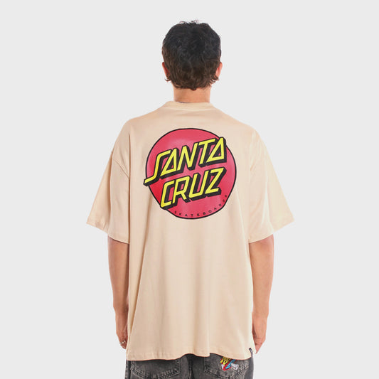 REMERA SANTA CRUZ REGULAR DOT BEIGE