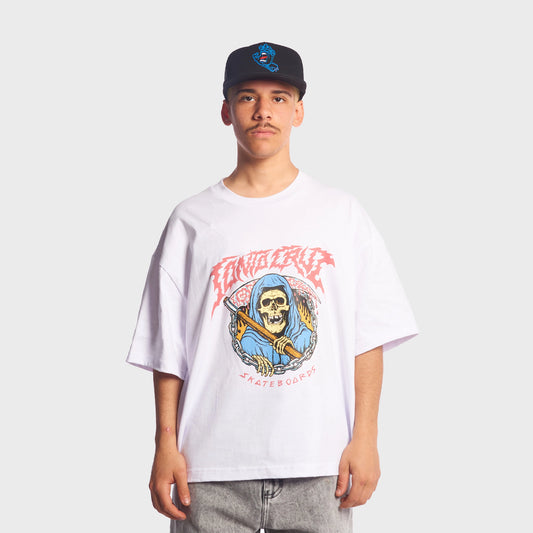 REMERA SANTA CRUZ BOXY OUT WHITE