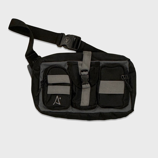 RIÑONERA ALTHON CARGO BLACK WAISTBAG