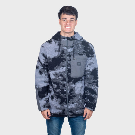 Campera Spy Sandy Camp Corderoy Gris apra hombre