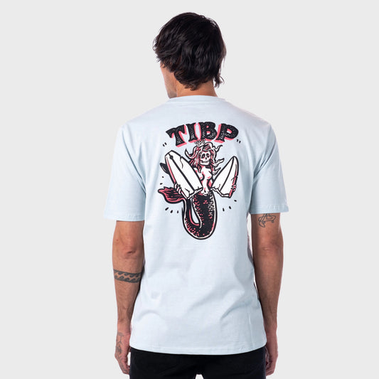 Remera Tibp Quebra para Hombre urbana celeste