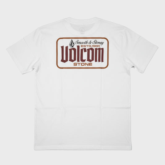 REMERA VOLCOM ORGANIC POCKET WHITE