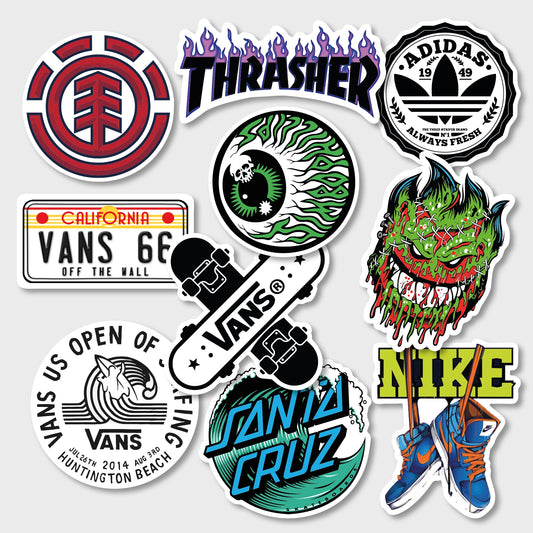 KIT DE CALCOS XL PACK X10 F VINILO MATE