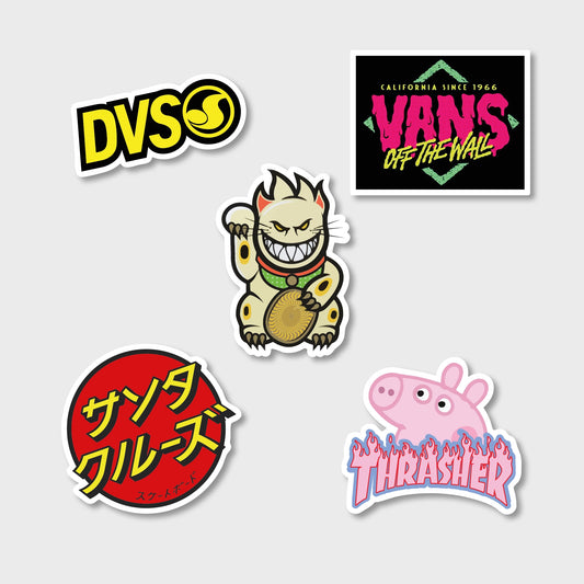 KIT DE CALCOS XL PACK X 5 G VINILO MATE