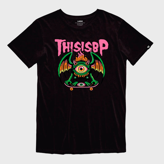 REMERA TIBP MONSKATE BLACK