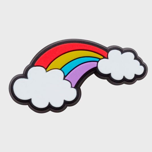 JIBBITZ CROCS RAINBOW WITH CLOUDS