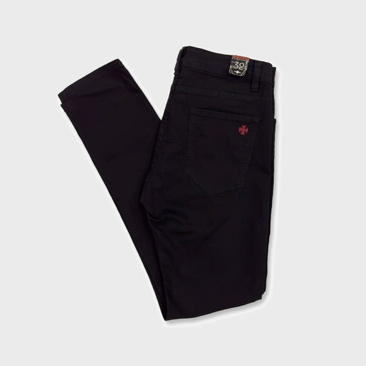 JEAN INDEPENDENT SKINNY BLACK TAJOS
