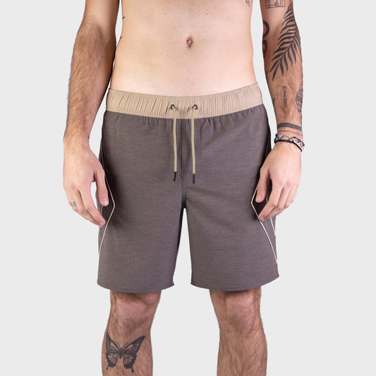 Short De Agua Althon Diamond Elastic Short Gris