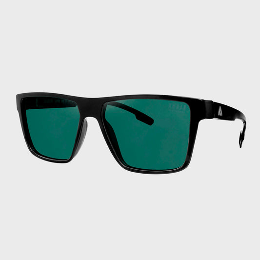 ANTEOJOS OMBAK LOBERIA NEGRO BRILLO VERDE G15 - Cross the line