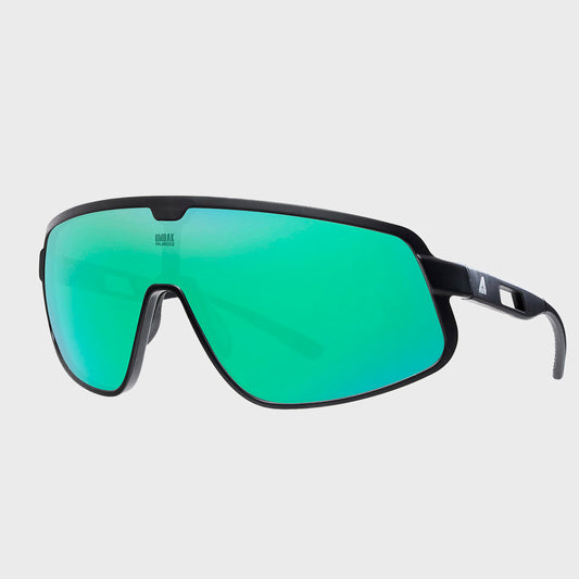 ANTEOJOS OMBAK BACKWASH NEGRO MATE VERDE REVO POL