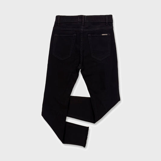 JEAN ISABEL LA CATOLICA HI CROP RIPPED BLACK