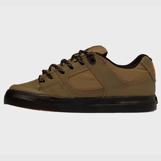 DC Zapatillas Pure WNT Hombre Verde Militar/Naranja Urbano/Skate
