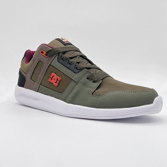 DC Zapatillas Stag Lite Hombre Verde Militar/Naranja Urbano/Skate