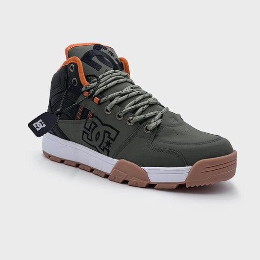 DC Zapatillas Versatile Hi ES Hombre Negro/Blanco Urbano/Skate