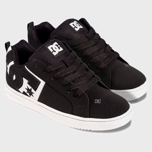 DC Zapatillas Court Graffik SQ SS Hombre Blanco/Negro Urbano/Skate