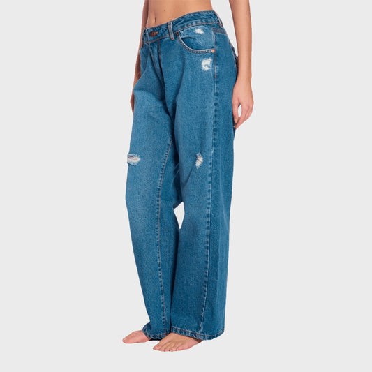 JEAN RIP CURL STRAIGHT MID BLUE J8
