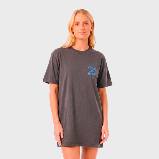 Vestido Rip Curl New Print Mujer Negro