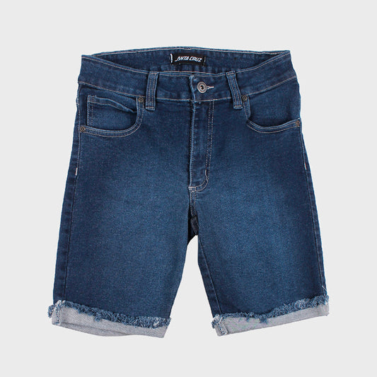 BERMUDA SANTA CRUZ STRAIGHT BLUE KIDS