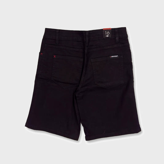 Bermuda Independent Skinny Negra para Hombre